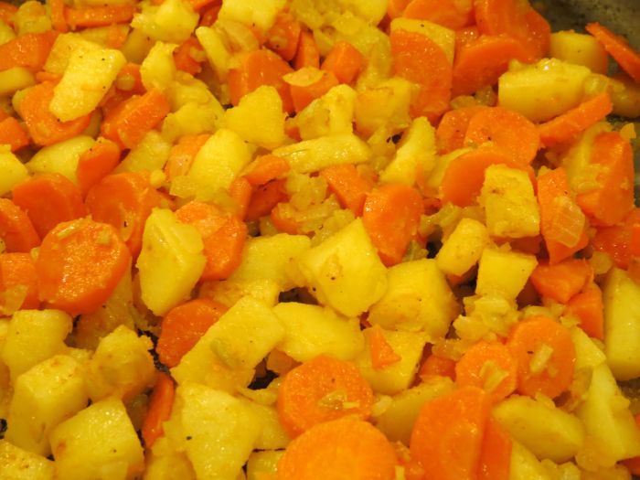 Smoked Chicken Stew chicken vegetable mixture